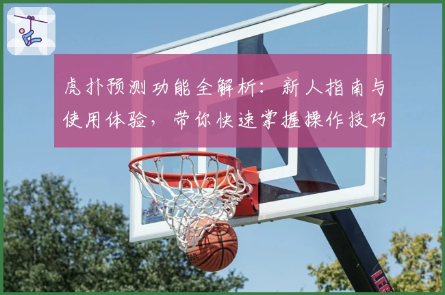 虎扑预测功能全解析：新人指南与使用体验，带你快速掌握操作技巧